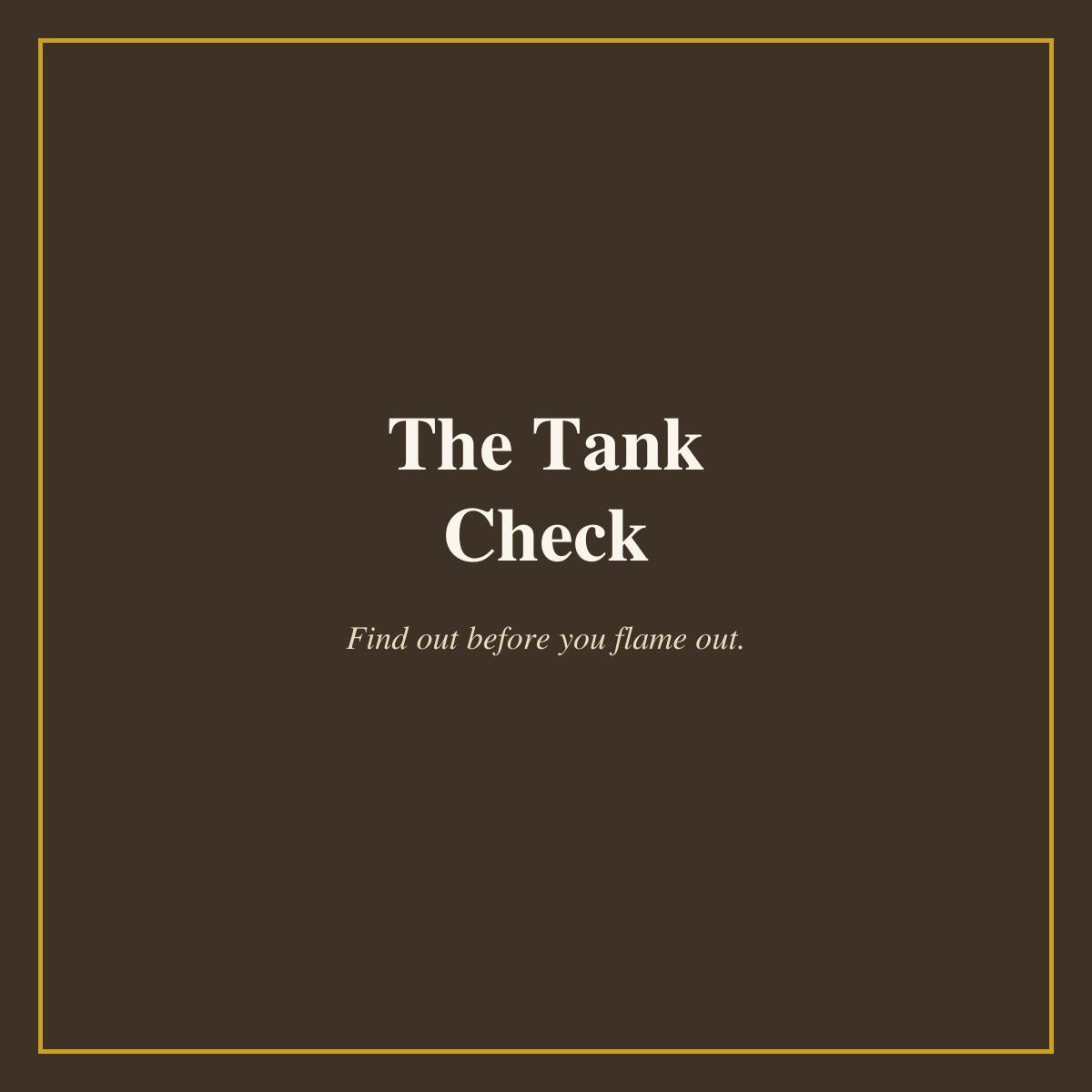 The Tank Check cover